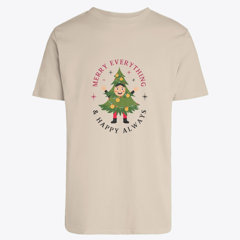 A Cute Merry Christmas T-Shirt Design