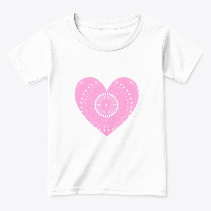 Light Pink Spiral Heart