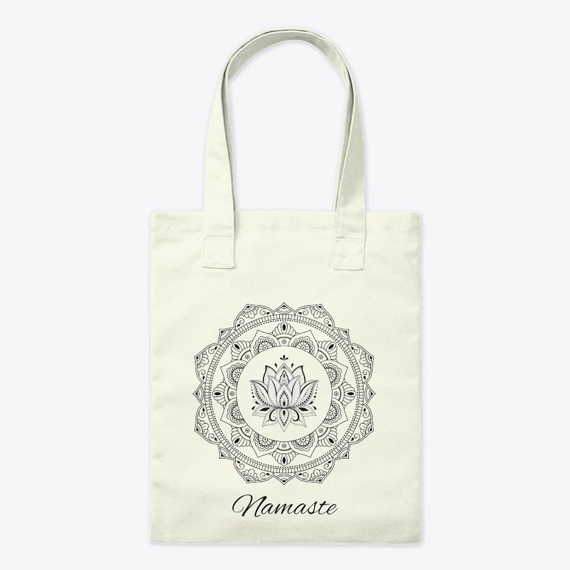 MANDALA, NAMASTE TOTE BAG
