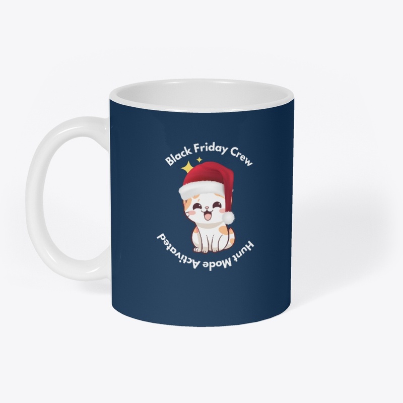 Black Friday Crew Christmas Funny Cat 