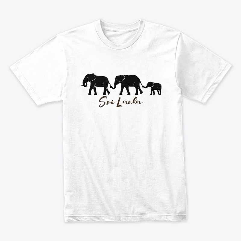 Elephants Holding Tails, Sri Lanka