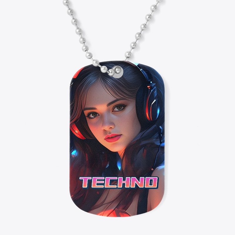 Dog Tag DJ Girl