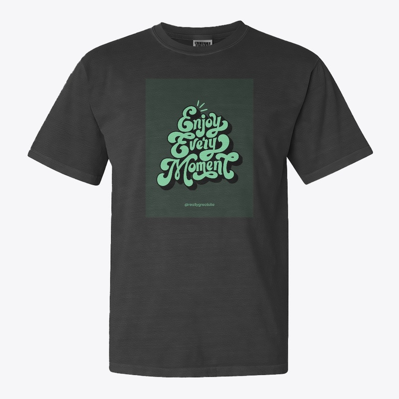 Enjoy Every Moment Black Hoodie