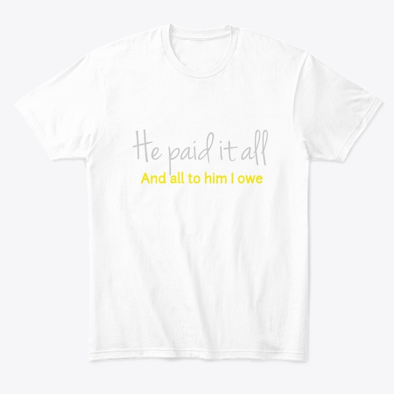 He paid it all