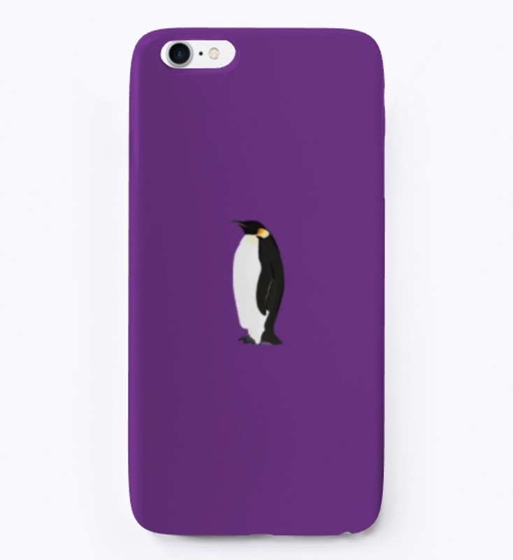 The Purple Penguin Purple phone case