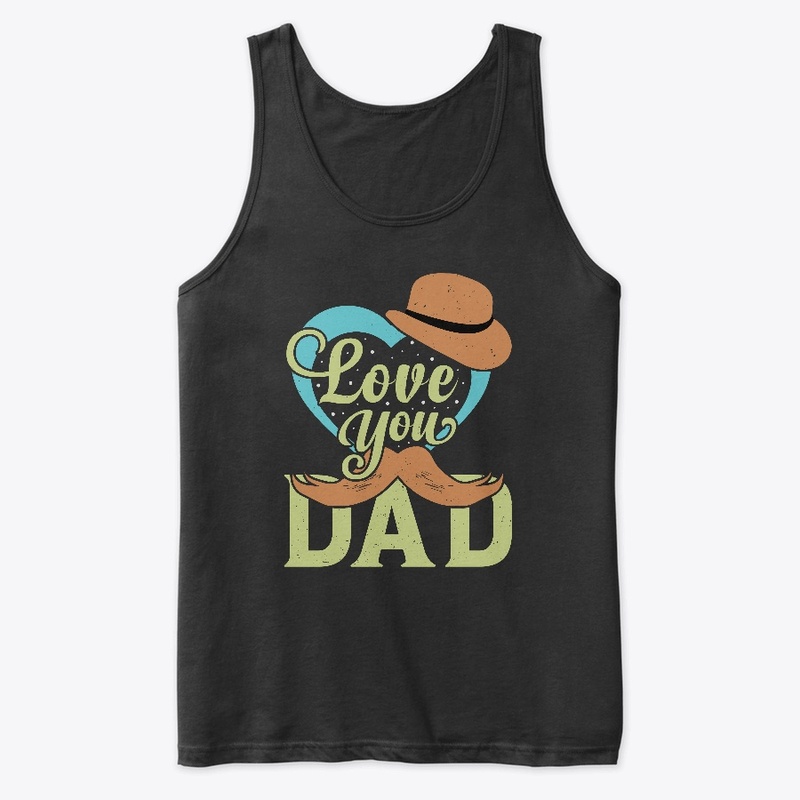 Love You Dad Retro Vintage T-shirt