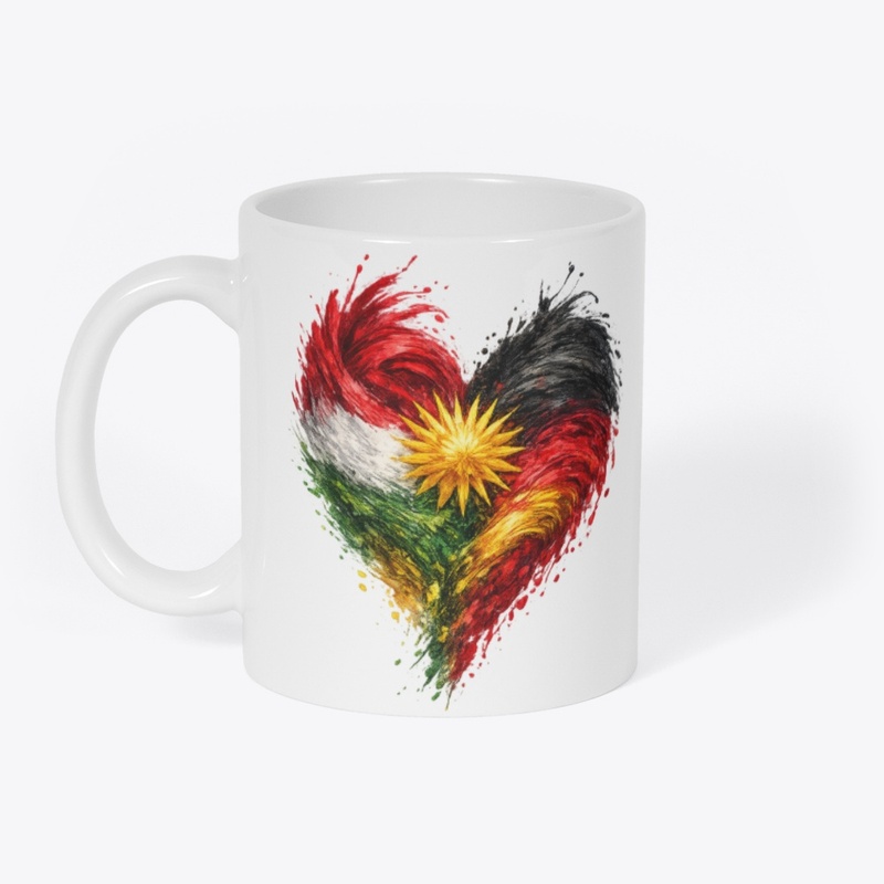 Kurdish-German Heart: A Symbol of Unity