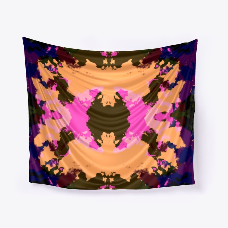 Katsue - Pink Batik Camouflage Mandala