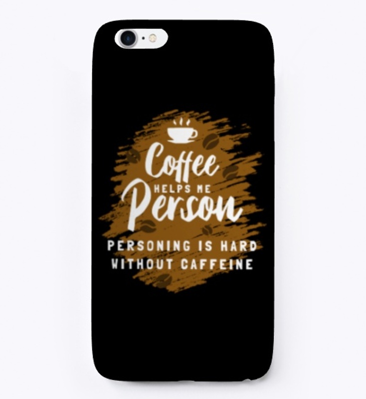 Funny Gift Personing Hard Without Coffee