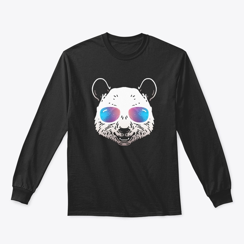 Cute Panda in Sunglasses (Colored+sg04)