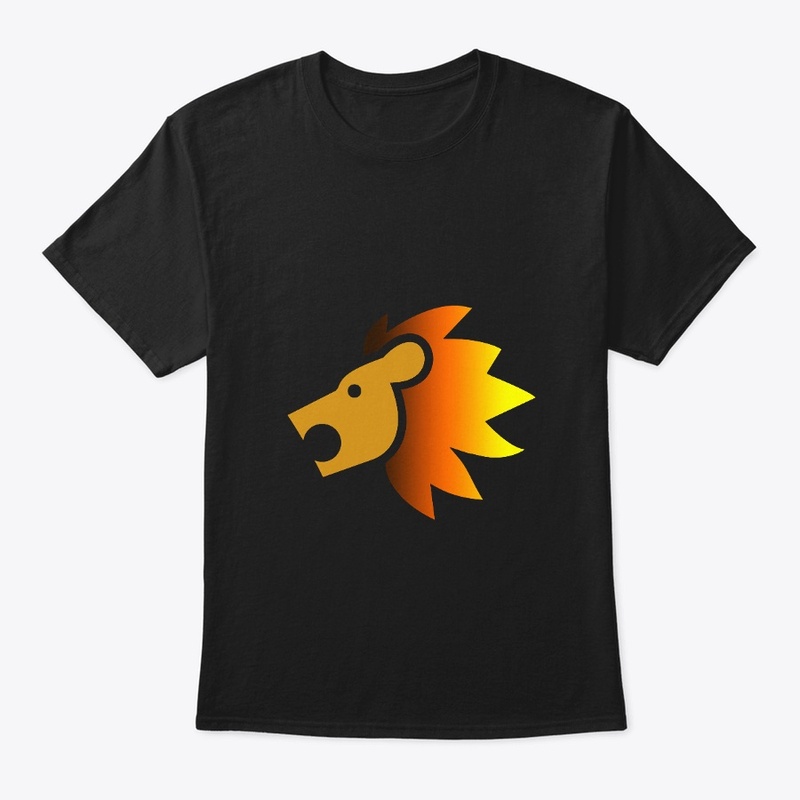 Lion T-shirt for fearless people.