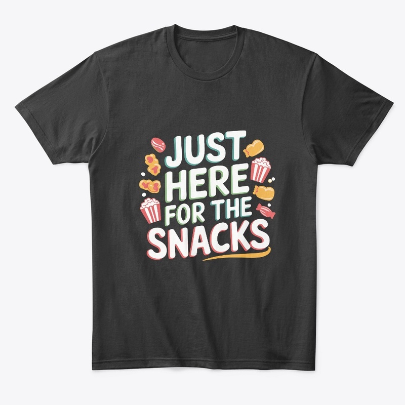 Snacks Lover Tee with Nachos & Popcorn