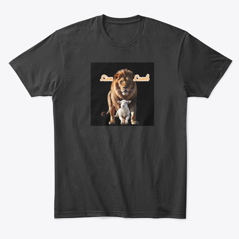 Lion and lamb black