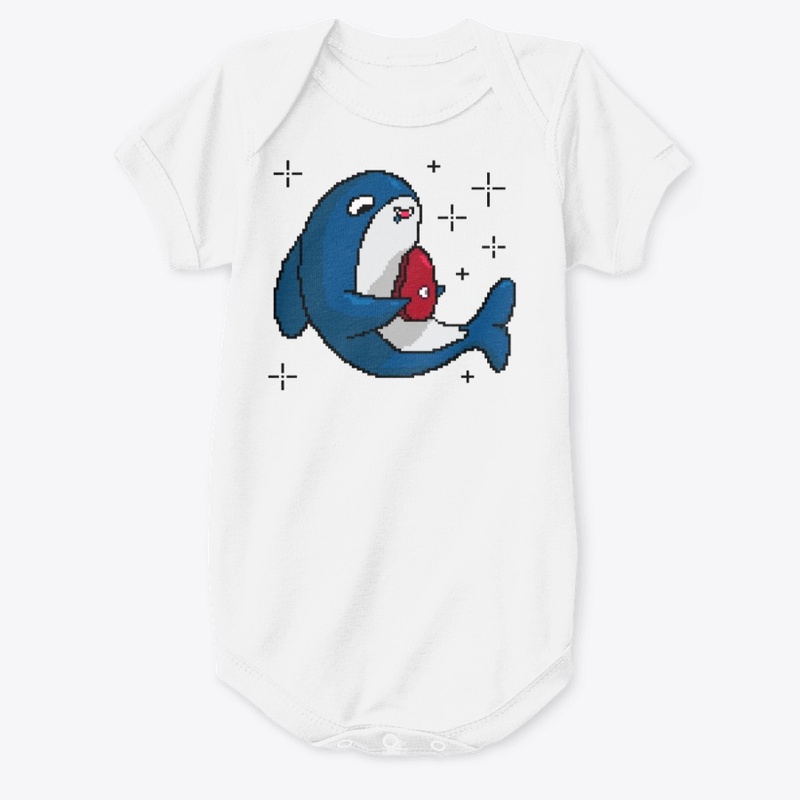 cute dot shark
