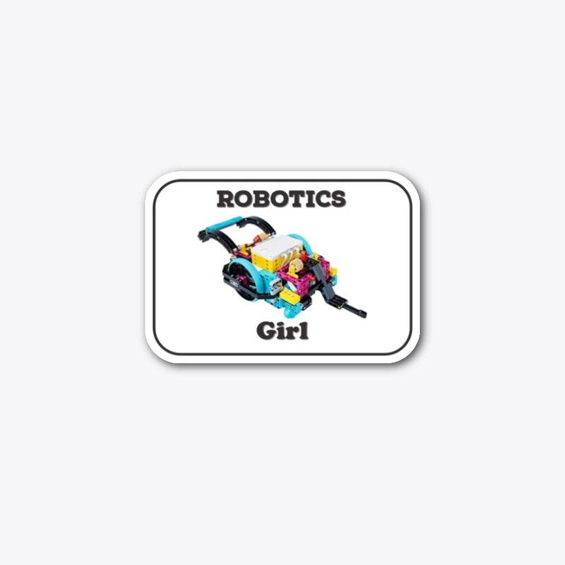 Robotics Girl Spike Prime Sticker