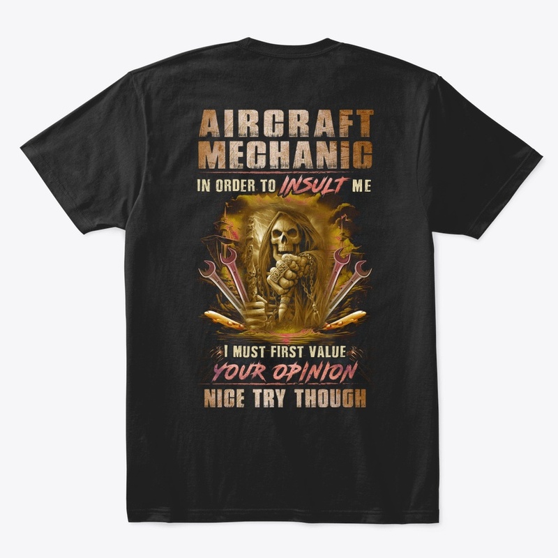 Tough Aircraft Mechanic Hoodie 