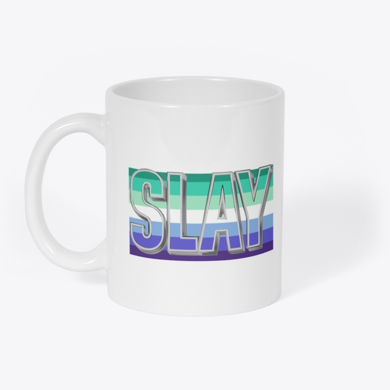 Slay with Gay Men's Inclusion Pride Flag