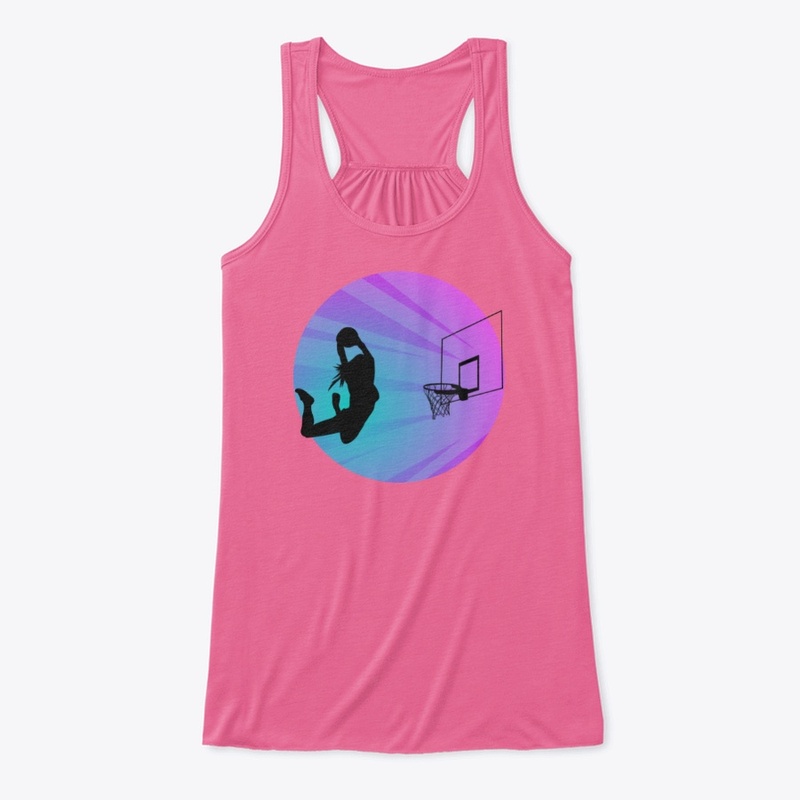 Basketball - Female Player With Big Dunk