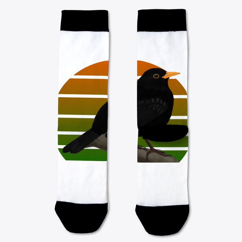jz.birds Blackbird Bird Animal Art