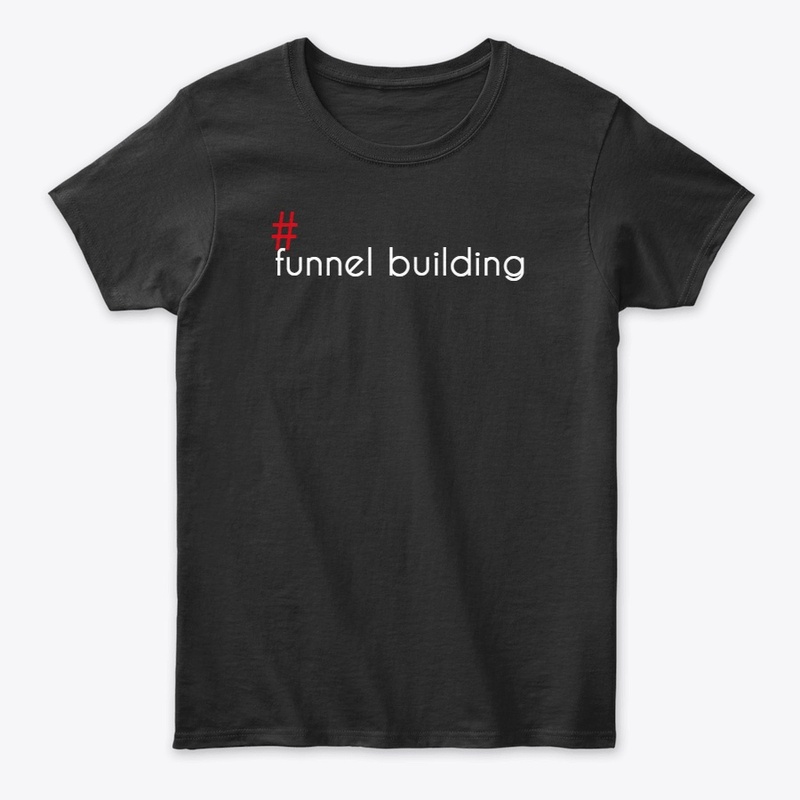 Funnel building shirt  - unisex-hash red