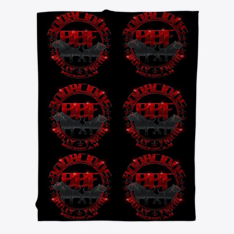 Bodacious Bully Farm Fleece Blanket