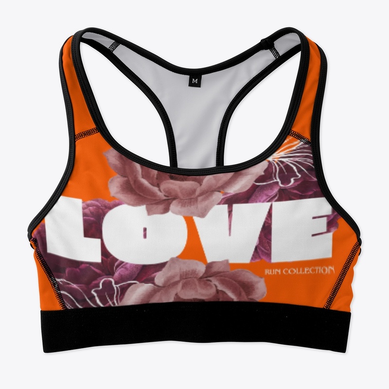 All-Over Print Sports Bra