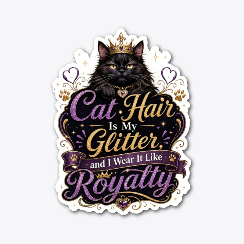 Cat Hair Is My Glitter Merch