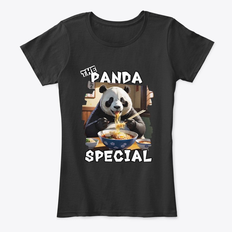 Funny Cute Panda Graphic Print 