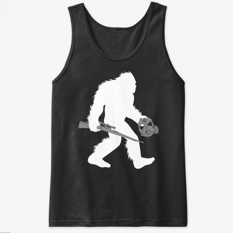 Bigfoot Prepper Crytpid Survivalist Sasq