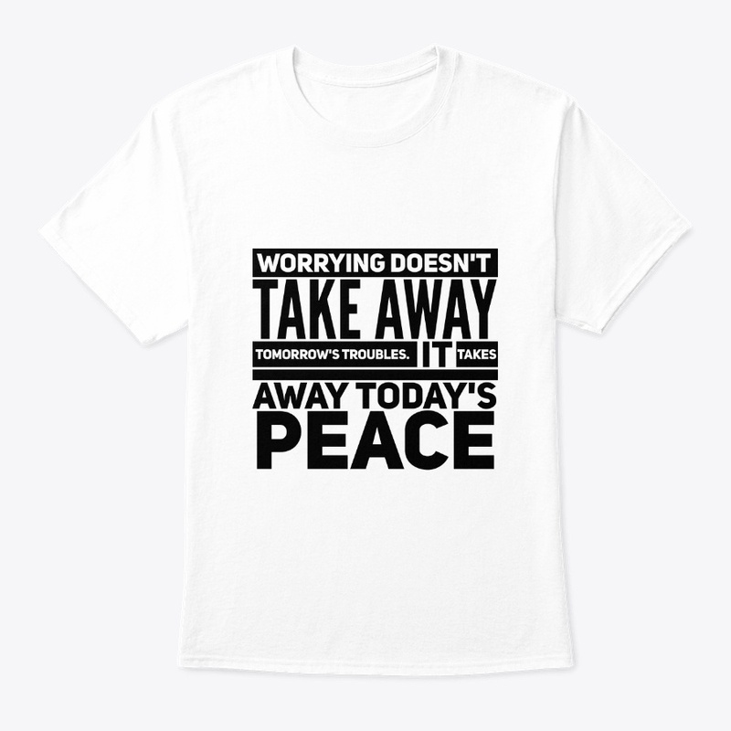 Worrying troubles peace black