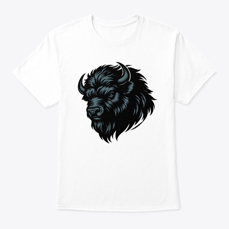 Fierce Angry Bison Graphic