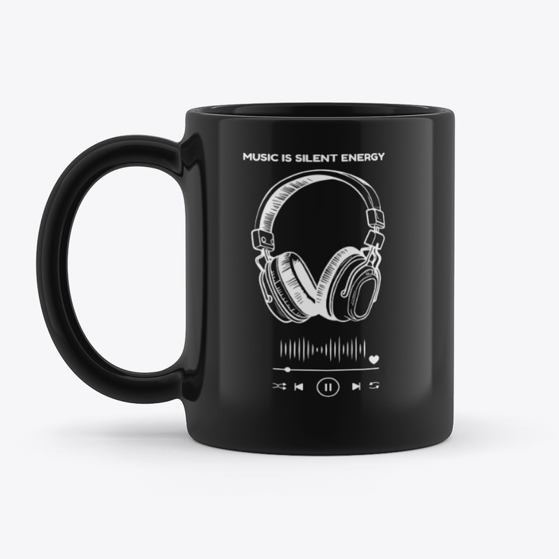 MUSIC IS SILENT ENERGY Tshirt