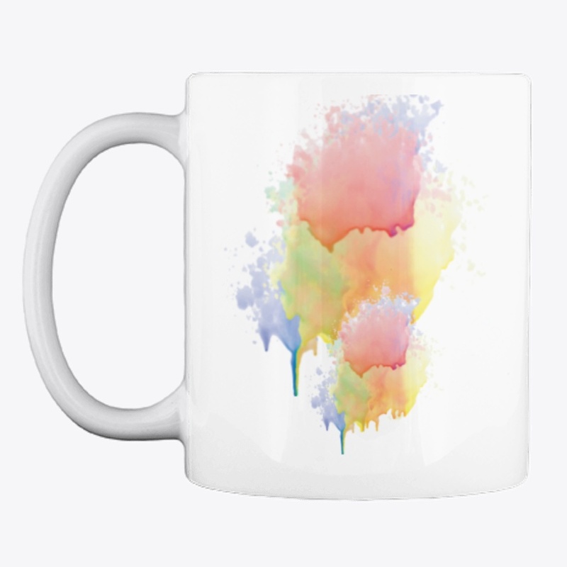 Pastel color grunge pattern design