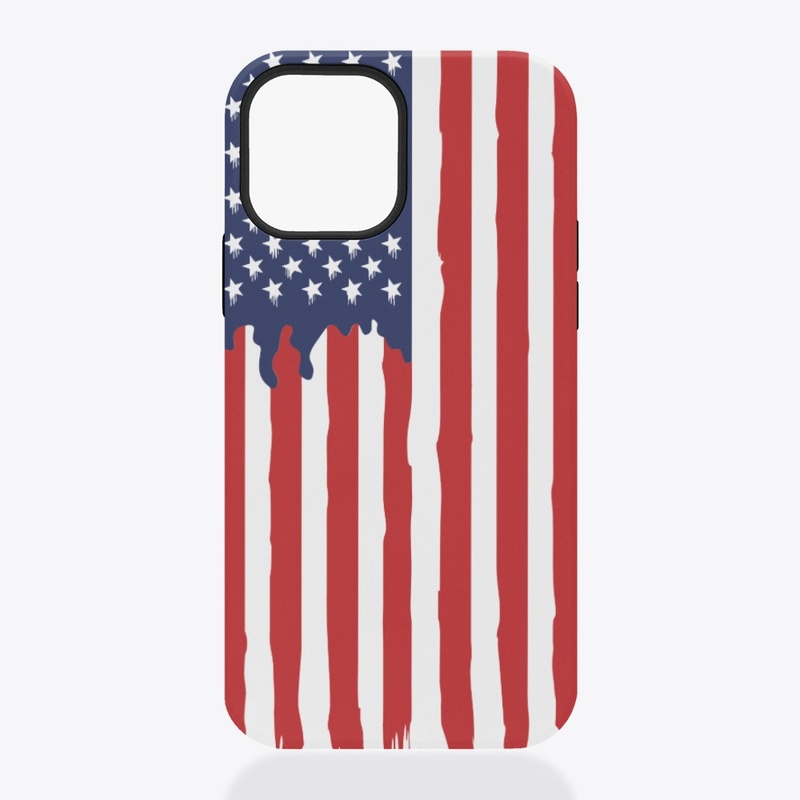American Flag iPhone tough case