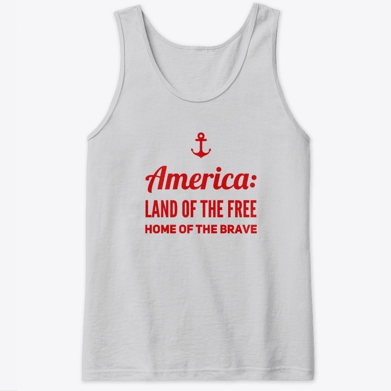America Land of the Free Patriotic