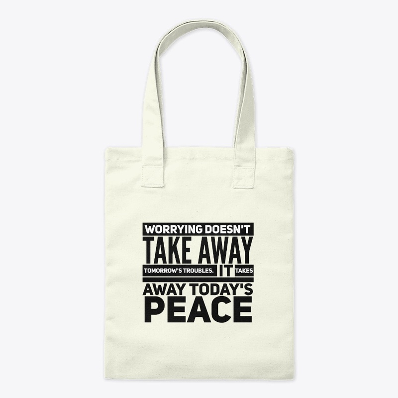 Worrying troubles peace black