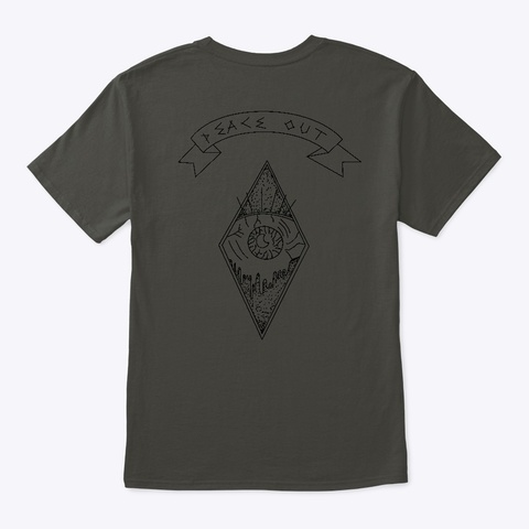 Peace Out Bro Code Smoke Gray T-Shirt Back