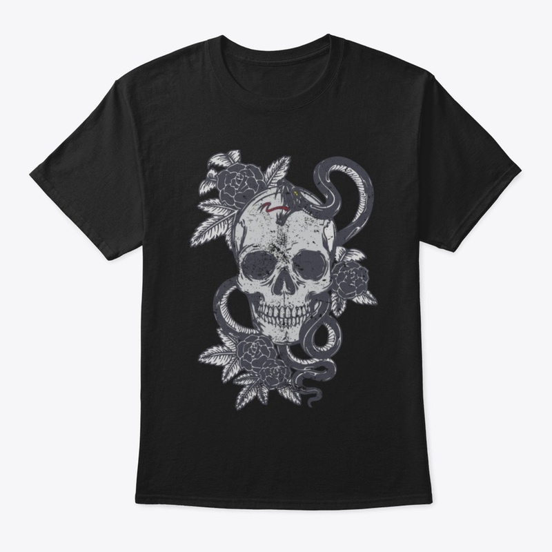 Old School Skull & Serpent 