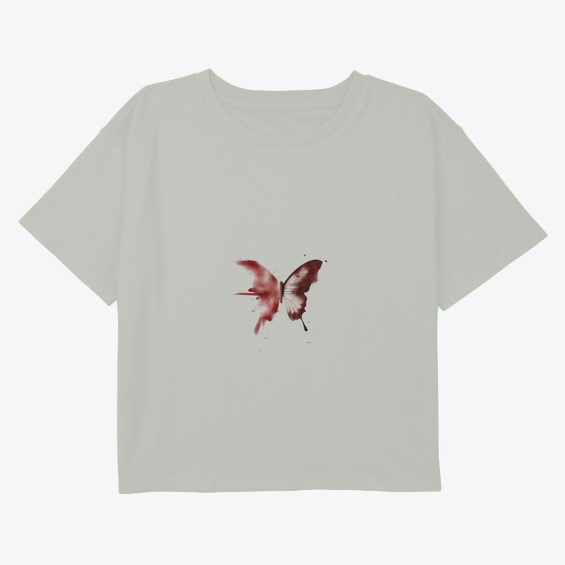 Blood red butterfly 