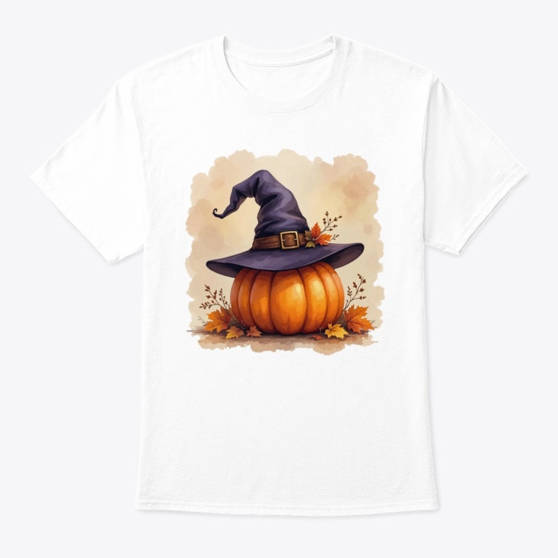 Cozy Witch Hat on Pumpkin