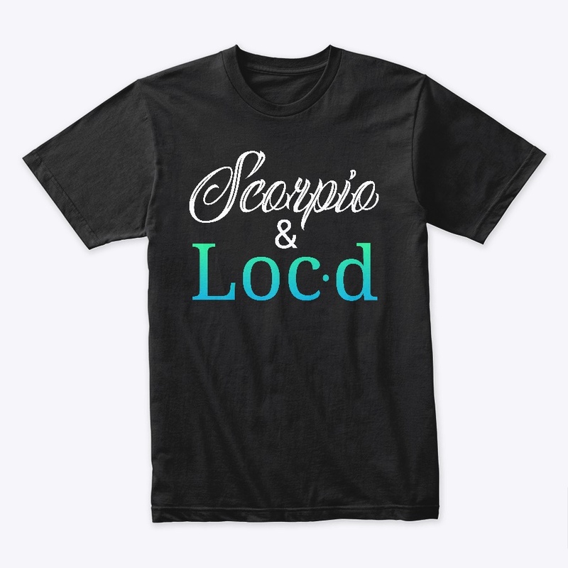 Scorpio & loc'd zodiac tee shirt