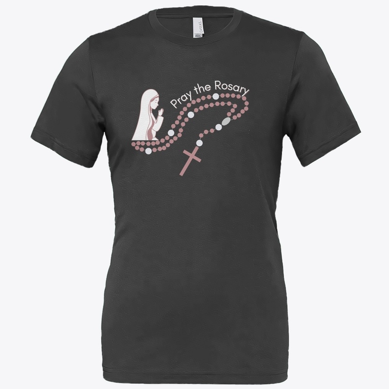 Pray the Rosary Catholic T-Shirt