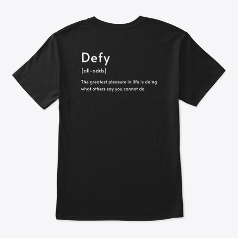 Underdog Practioners Shirt Black T-Shirt Back