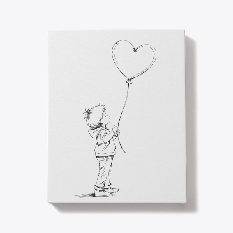My floating heart B
