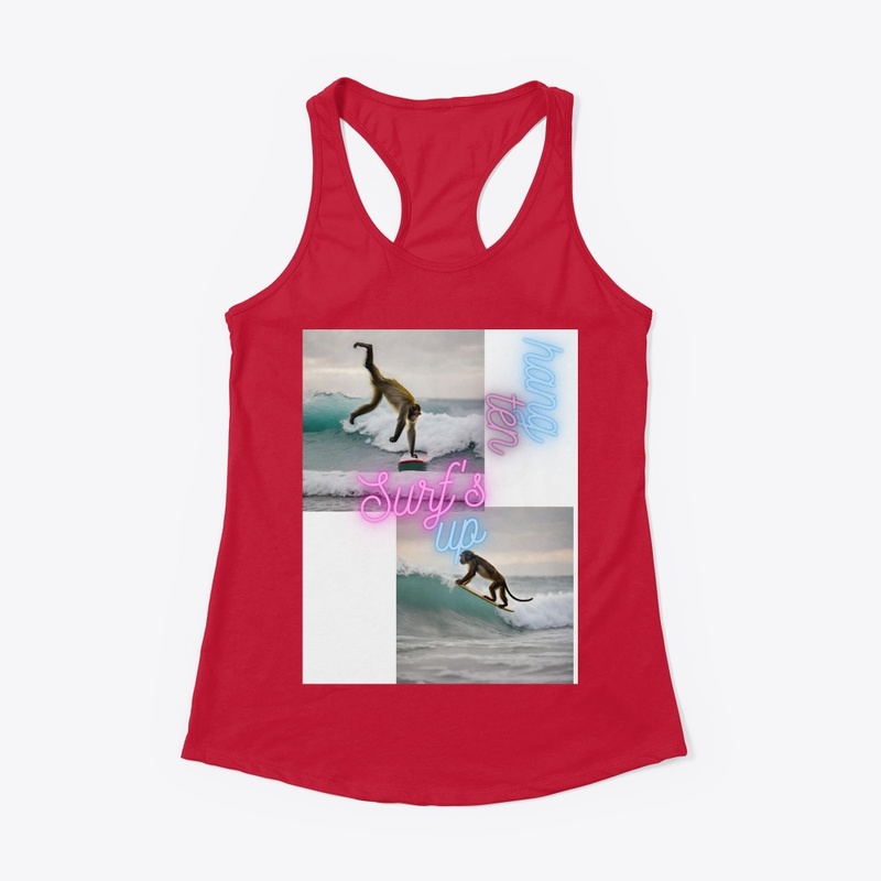 Monkey surfing 