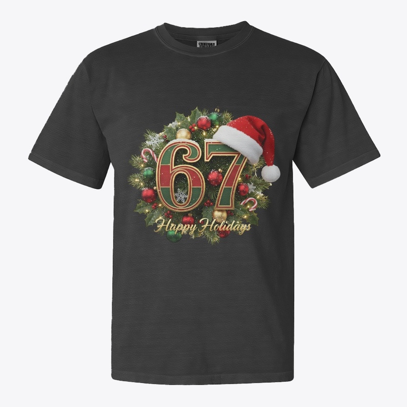 Xmas "67" Wreath - Holiday Decor Gift