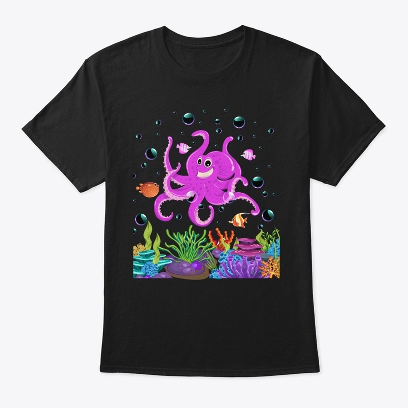Cheerful octopus