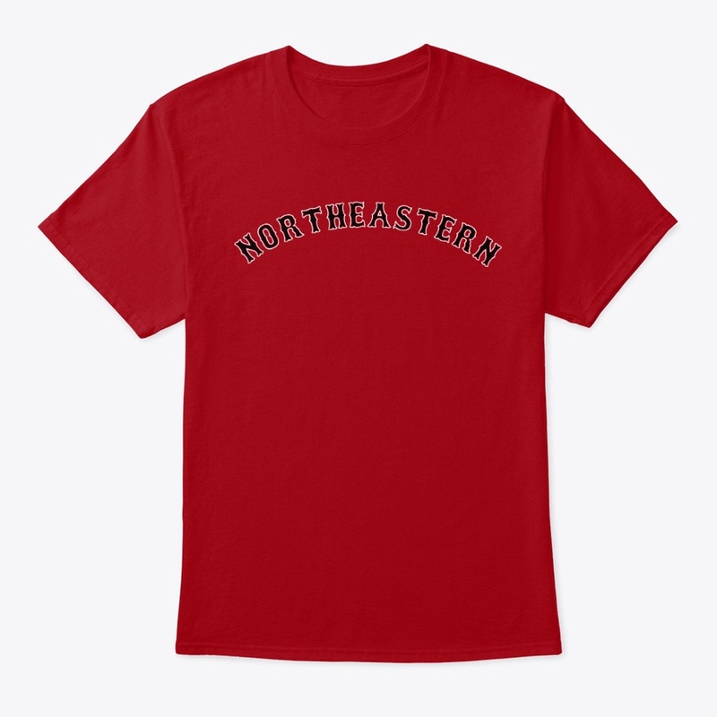Northeastern Sox Script - Red