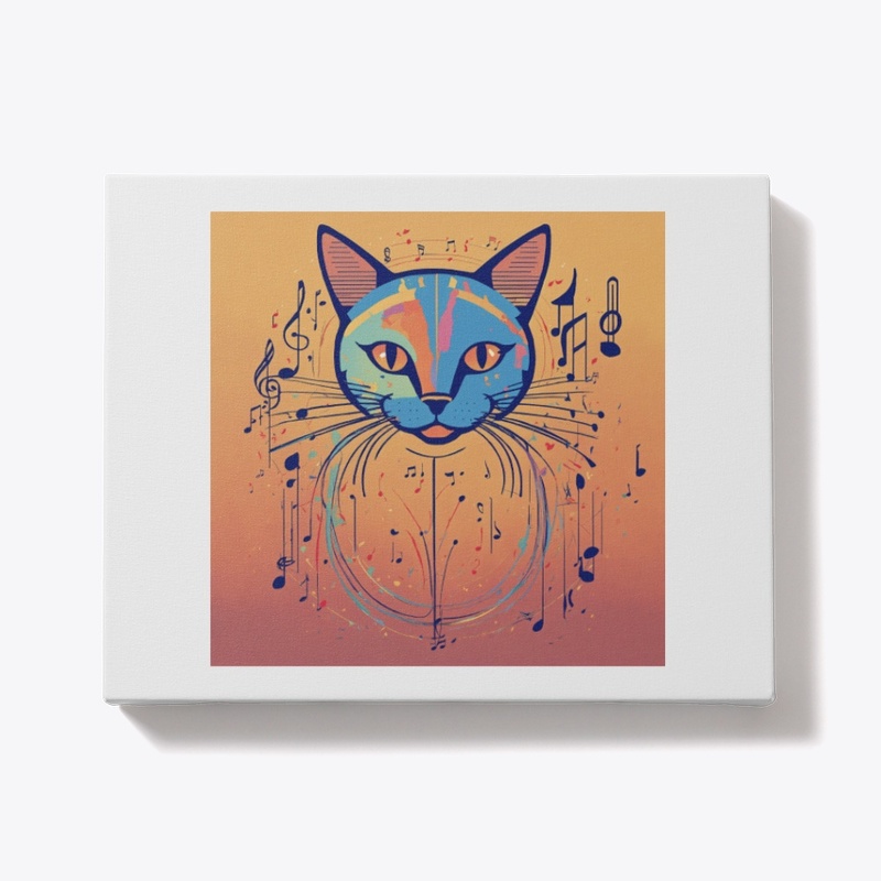  T shirt for cat and music lover