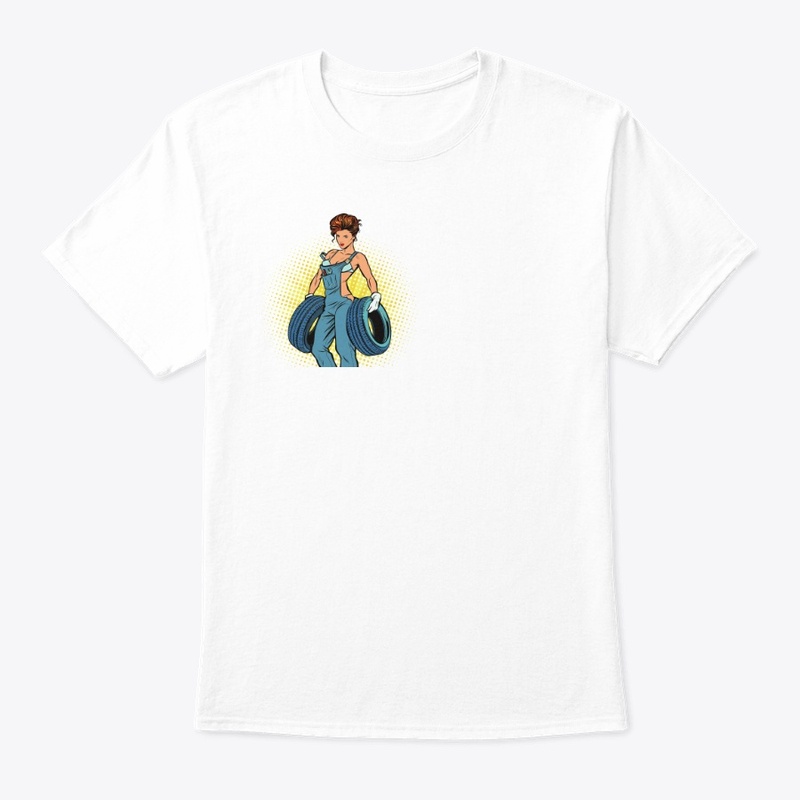pop art girl tee